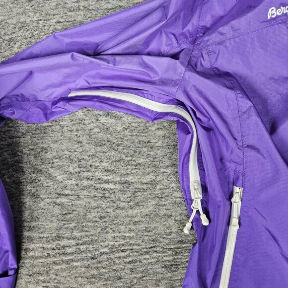 BERGANS OF NORWAY 1181 Helium Jacket Women's Large Thin Hooded Sealed Skiing - Picture 8 of 13